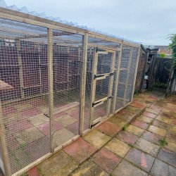 Freestanding Waterproof Catio Enclosure 12FT X 8FT X 8FT Tall